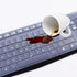 MUBUY-GOL Clear Keyboard Cover Design for Logitech MK235 K375 K375S, Waterproof & Dustproof Silicone Skin