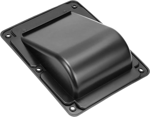 QWORK Plastic Speaker Cabinet Handles, 4 Pack Heavy Duty Recessed Holder, 6.38" x 8.5" x 2", Black