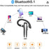 Bluetooth Headset for Cell Phone, Wireless Bluetooth 5.1 Earpiece, Hands-Free Earphones with Charging Case for Office