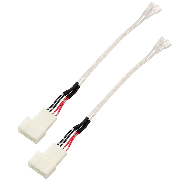 RED WOLF Car Front Dash Tweeter Speaker Wiring Harness for 2008-2022 Toyota RAV4 Camry 4Runner Highlander