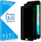 MAYtobe Privacy Screen Protector for iPhone 8 Plus & 7 Plus - 2 Pack, Tempered Glass, Bubble Free, Easy Install, Case