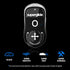 Superglide1 Mouse Feet/Skates - Ultra Strong Glass for Logitech G Pro X Superlight1 (Black)