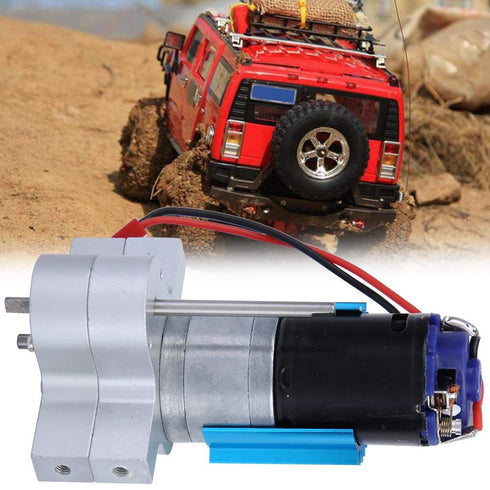 370 C14 C24 B14 B24 B16 B36 Metal Gearbox Speed Change Gear Box with Brush Motor RC Car Accessory for WPL Remote