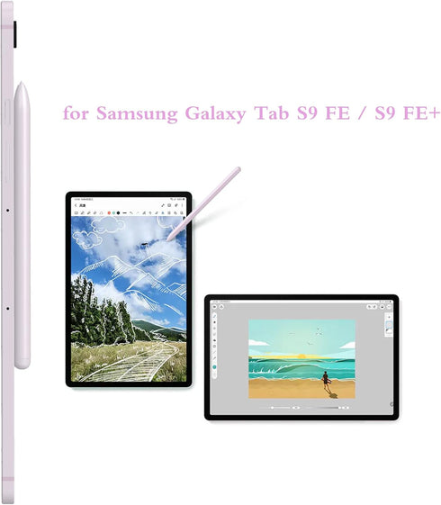 Galaxy Tab S9 FE S Pen Replacement for Samsung Galaxy Tab S9 FE, Stylus Pen with Nibs, Without Bluetooth, Purple