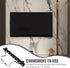 HOMOCONO 32-65 Inch No Drill Tv Wall Mount Bracket Studless Drywall Mount with Foam Padding, Renter Friendly Tv Stand