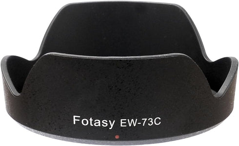 Fotasy Bayonet Lens Hood for Canon EF-S 10-18mm f/4.5-5.6 IS STM Lens, Replaces Canon EW-73C