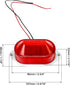 QWORK Industrial Strobe Siren Alarm Light – AC110V - 120V Red, 110 dB Loud Sound, 2 Pack