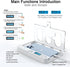 ySky Portable Phone Lock Box with Timer for iPhone and Android Phones, Self-Control Timed Phone Jail Locker to Help