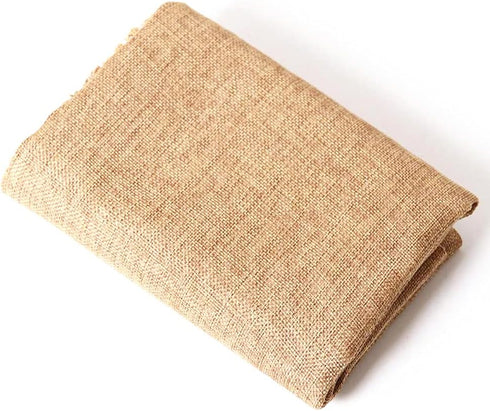Flushbay Speaker Grill Cloth Linen Single Layer Speaker Fabric for Home Stage Speakers, Media Cabinet (Brown)
