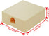 Rj11 6P4C Jack Modular Self Adhesive Surface Mount Single Port Telephone Connector - 2pcs by Dahszhi