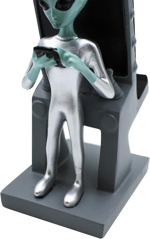 Cute Alien Shape Cell Mobile Phone Holder Stand for All Mobile Phones Desk Ornament