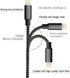 cugunu iPhone Charger, 5 Pack 3/3/6/6/10FT MFi Certified USB Lightning Cable, Fast Charging, Black Gray