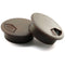 2pcs 2inch Desk Wire Cord Cable Grommets, Plastic Cover for Office PC Desk Cable Organizer (Dark Brown)