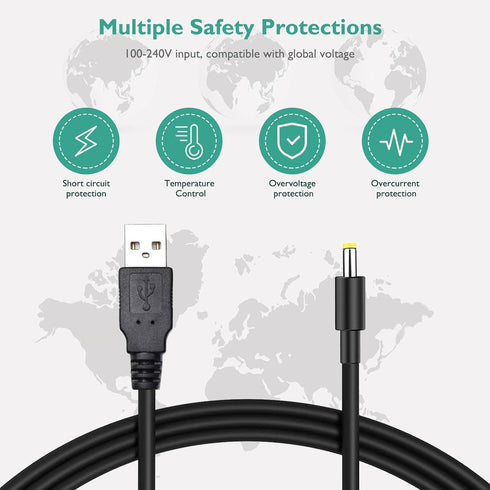 Charger Compatible with SCRIB3D P1 3D Printing Pen with Display Scrib3d 3D Pen Charger Cable for Advanced 3D Printing Pen,Replacement for Portable and Compact 3D Pen Power Adapter Charger Wire