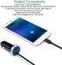 Fast Car Charger with 3ft Type C Charger Cable, 2-Pack for Samsung Galaxy S24 S23 Ultra S22 S21 S20 FE A15 A14 A11 A21