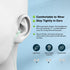 USB C Headphones Magnetic Wired Earbuds Noise Canceling in-Ear USB Type C Earphones with Microphone Volume Control