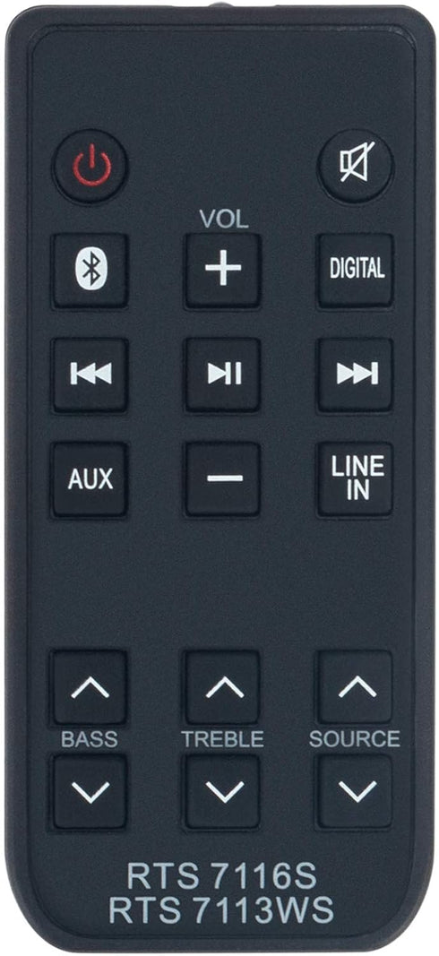 New Replacement Remote Control for RCA 37" Sound Bar, Fit for Alco Electronics Soundbar Models