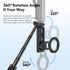 ULANZI JJ03 3-in-1 360 17 16 15 14 13 12 Magnetic Mini Tripod for Phone with Remote, Pocket Selfie Stick Handle Grip