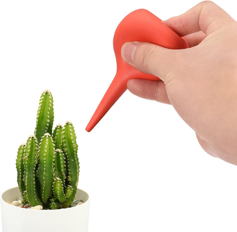 Dust Ball Air Blower - Rubber Equipment Cleaning Tool for Dust Removal & Liquid Transfer (30mL, Red)