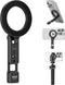 VRIG Magnetic Phone Tripod Mount for iPhone, Foldable Metal Phone Holder with Double