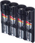by Powerpax Slimline AAA Battery Storage Caddy, Black, Holds 4 Batteries (Not Included)