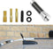 Fkewp Car Short Antenna, 1.37 Inch Aluminum Alloy AM/FM Reception Antenna with Screws