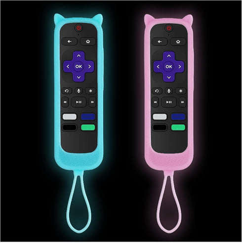 Gavyqier 2Pack Remote Case for Roku | TCL | Hisense - Silicone Universal