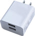 Wall Charger, USB Adapter, SUPWISER 2 Pack 10W Dual Port Quick Charger Plug Cube for iPad iPhone, Samsung Galaxy