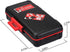 LENSGO Camera Battery Memory Card Case, Water-Resistant Hard Protector for 3 Batteries & 6 SD Cards (Red)
