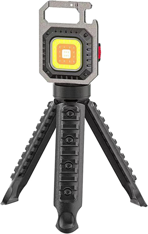 BUBEFSKD 2pcs Lightweight Camping Lamps Bracket Foldable LED Light Holder Pocket Keychain Flashlight Tripod for Outdoor