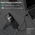 SKYBESS 64GB MP3 Player with Bluetooth, Portable HiFi Lossless Music Player with HD Speaker and Alarm Clock