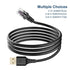 Radar Detector Cable with USB to RJ11 Plug for Escort Valentine One Uniden Beltronics Replacement Power Cable
