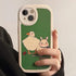 Casechics iPhone 14 Pro Case - Cute Kawaii Bunny Duck, Soft Shockproof PU Leather, Bumper & Camera Lens Protection