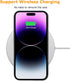 molzar Grip Series Case for iPhone 14 Pro Max, Real Forged Carbon Fiber, Wireless Charging Compatible (Glossy Black/Red)