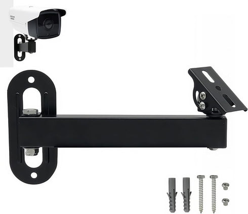 V-Fiabilidad 8" Long Arm Bracket 180 Degree Rotatable Projector Wall Mount Stand Bracket