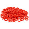 ThreeBulls 120Pcs Clear Rubber O-Ring Keyboard, O-Rings Keycaps, Switch Dampeners Keycap, for Cherry