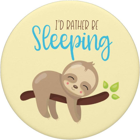 Sloth Lover Sleeping Love Sloths Cute Girls Gift PopSockets PopGrip Swappable