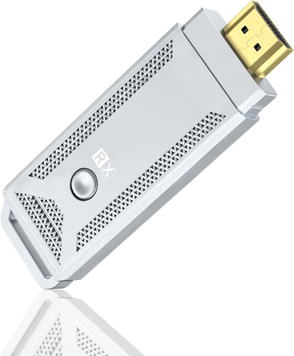 Wireless HDMI Display Dongle Adapter - Plug and Play, 4K Decoding/1080P HD Streaming Video/Audio from Laptop, PC,