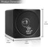 Pyle Home 3" Mini Cube Bookshelf Speakers - 100W Passive Speaker Pair with 3" Paper Cone Driver, Black