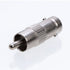 BNC Female to RCA Male Adapter Straight Connector for CCTV Security Camera Systems, 30 Pack