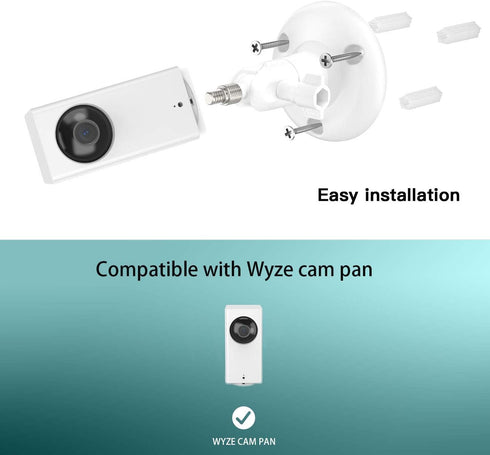 Upgraded Indoor/Outdoor Security Wall Mount for Arlo Cameras, More Stable & Flexible Accessories, 3-Pack