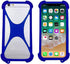 Zittop Universal Smart Phone Bumper Case, Elastic Soft Silicone Cover for 5.2" Phones, Blue