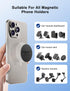 volport 6pcs Mount Metal Plates Replacement for Magnetic Phone Car Mount, 3M Strong MagicPlate Adhesive Round Disc