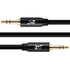SHD Aux Cable (3.5mm Audio Cable) - Premium Sound Dual Shielded 6Feet Auxiliary Stereo Cable with Gold Connectors