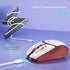 Uciefy V19 Wireless Mouse, 2.4GHz Rechargeable LED Mouse with Battery Indicator, Magnetic Mice with USB Receiver &
