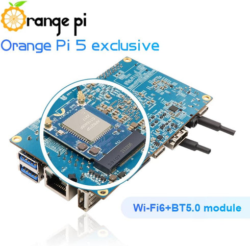 PCIe WiFi 6.0 Bluetooth 5.0 Module for Orange Pi 5 Single Board Computer