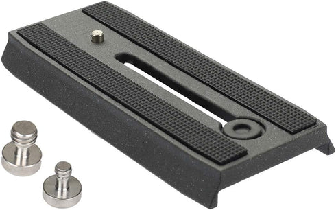 Universal Sliding Quick Release Plate Replacement Camera Mount with 1/4 Inch and 3/8 Inch Screws, 3.54 inches
