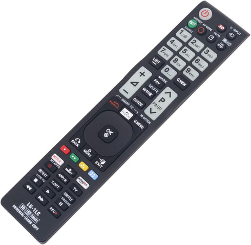 New LG-1LC Universal Remote Control for LG TV, Compatible with All LG LCD LED 3D HDTV Smart TVs