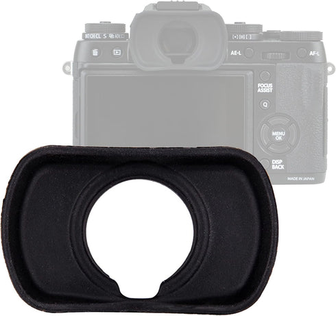 JJC EF-XTL Soft Silicone Eyecup for Fuji XT1 XT2 XT3 XT4 GFX-50S GFX100 X-H1, Compatible with Fujifilm