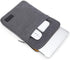 Kinmac 360 Degree Waterproof Canvas Laptop Sleeve with Pocket for 15.6 to 16 inch Laptop (Grey Color, Vertical Style)